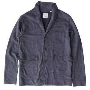 Billy Reid Dark Gray Knit Cardigan Blazer